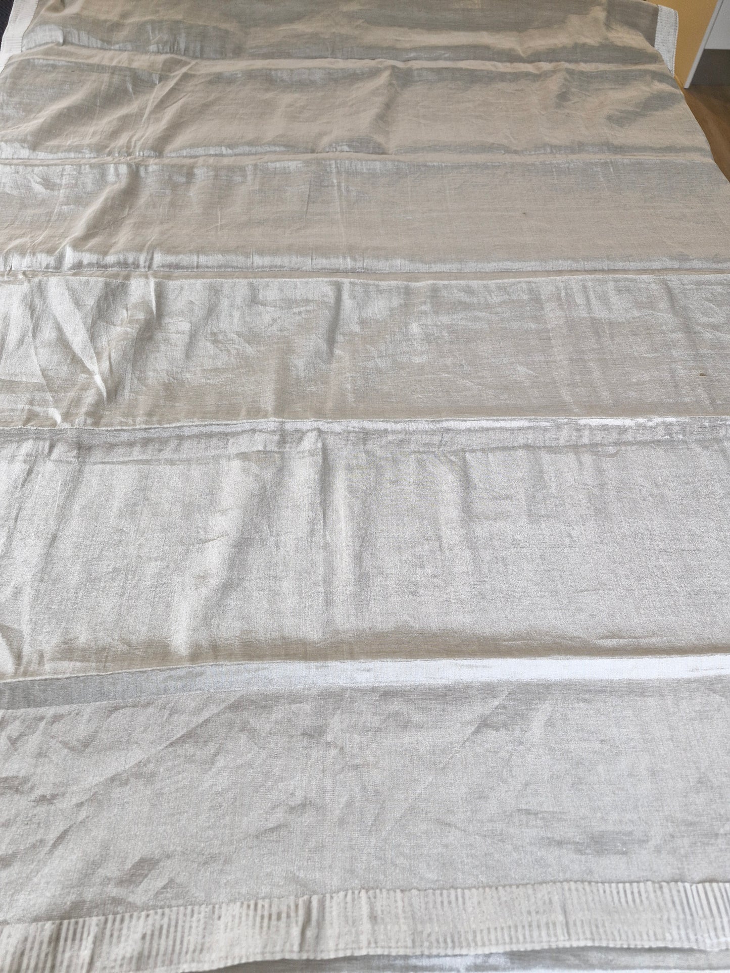 Silver Tissue Chanderi Saree