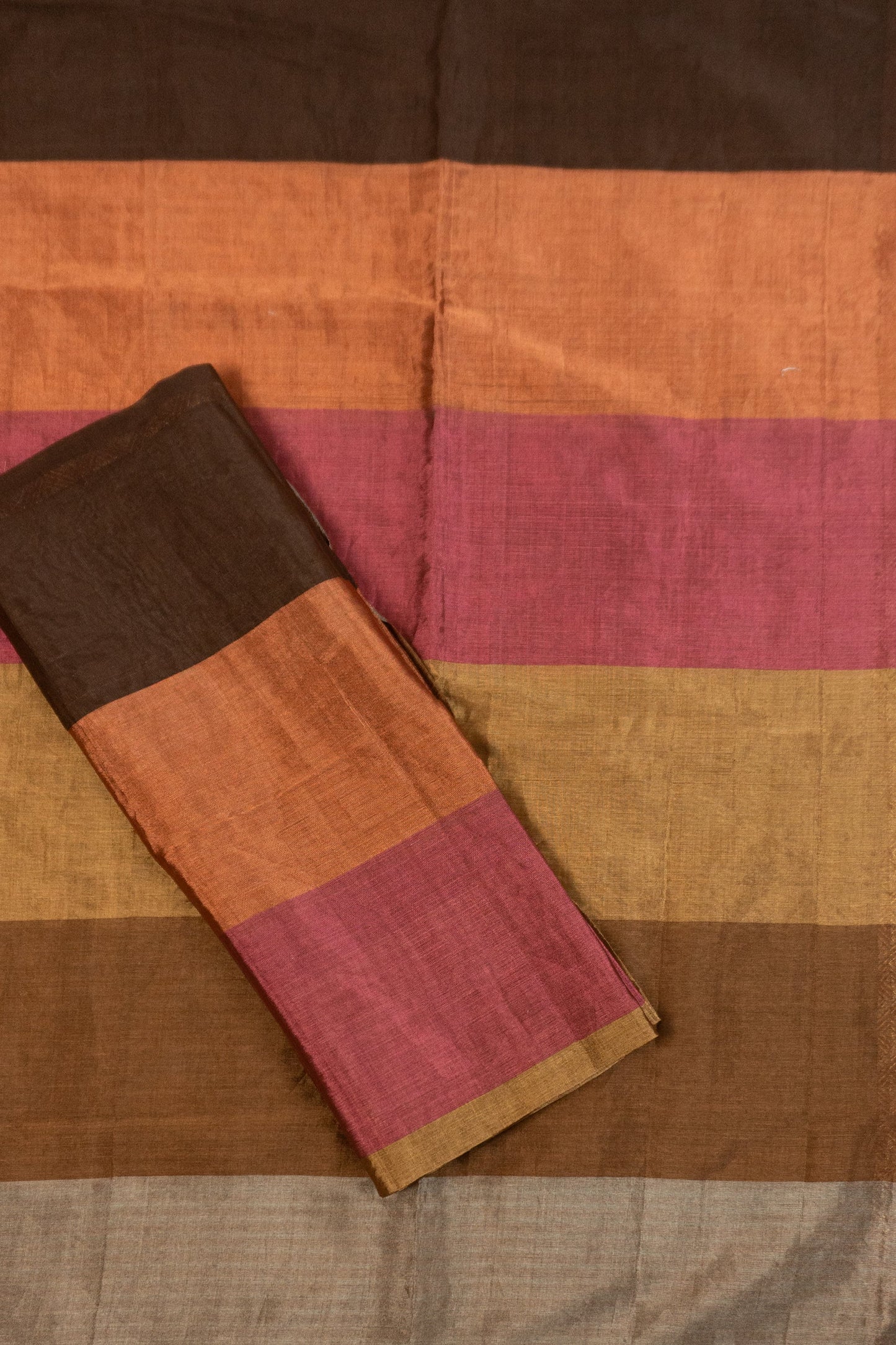 Chanderi Silk Tissue Saree in Five Colors with Brocade Facing All Over, Wearable Upside Down from Any Side