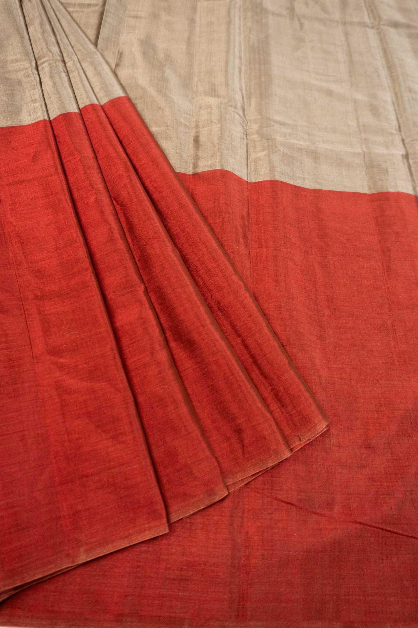 Two-Tone Chanderi Tissue Saree, Wearable Upside Down as Desired